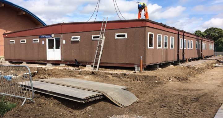 Modular Porta Cabin building moving lifting transport